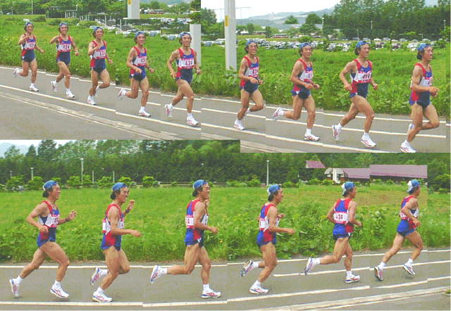 running form of Shirakawa-san